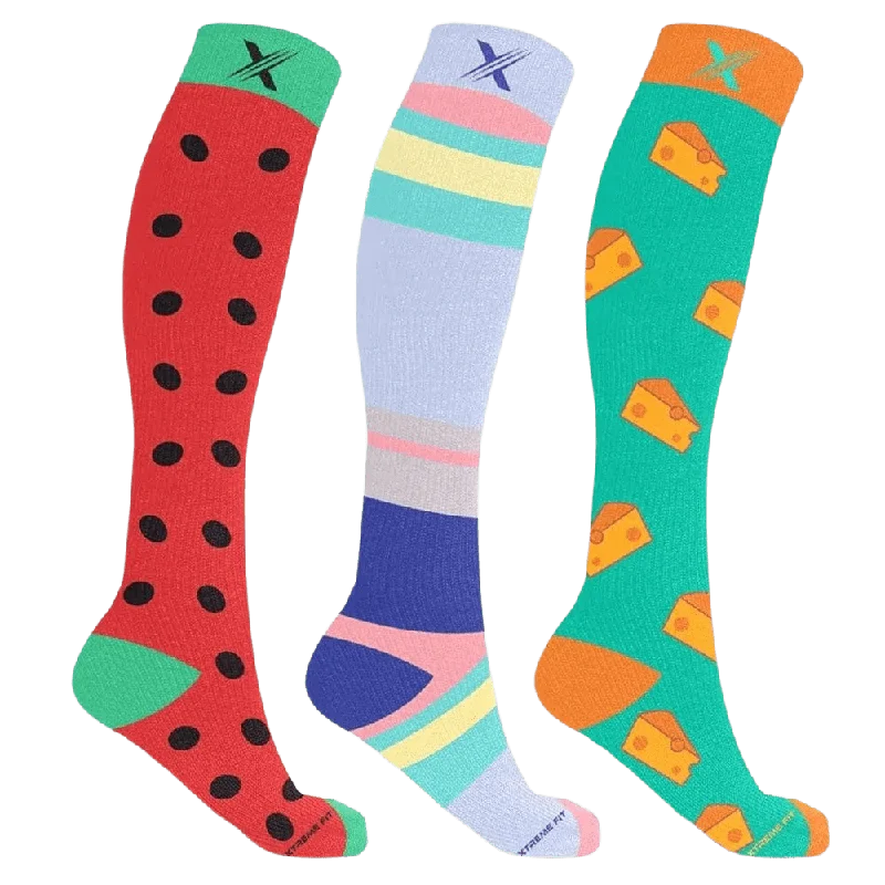 Online Exclusive Picnic in Central Park Compression Socks (3-Pairs)