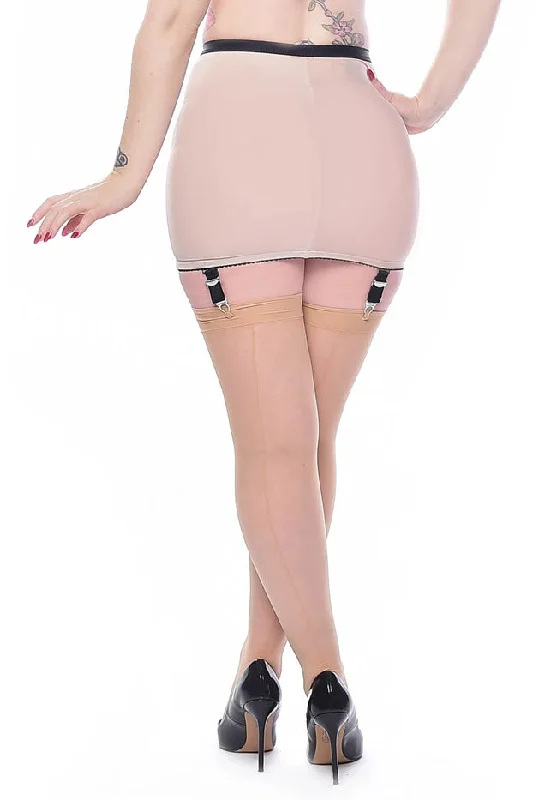 Pay Less Women's Jive Seamed Backseam Stockings Nude with Nude Seam