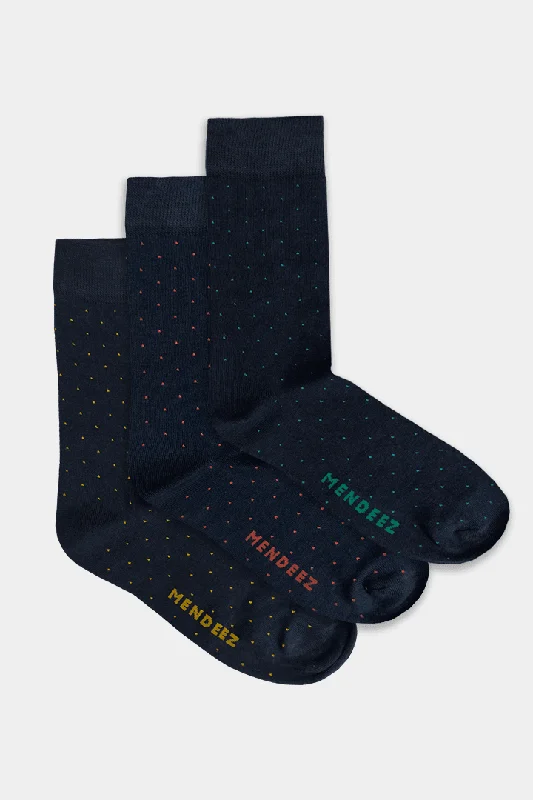 Special Price Polka Dots Pack of 3 – Printed Crew Socks