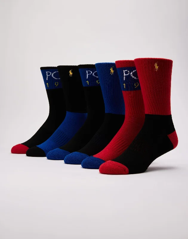 Weekend Offers That Amaze Polo Ralph Lauren 1992 Crew Socks 6-Pack