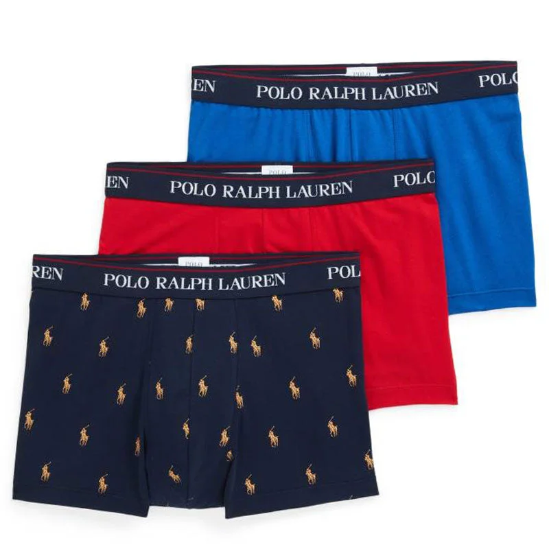 Weekend Specials to Enjoy Polo Ralph Lauren Classic Trunk 3-Pack Multi Blue / Red / Navy Weekend Specials to Enjoy Polo Ralph Lauren Classic Trunk 3-Pack Multi Blue / Red / Navy