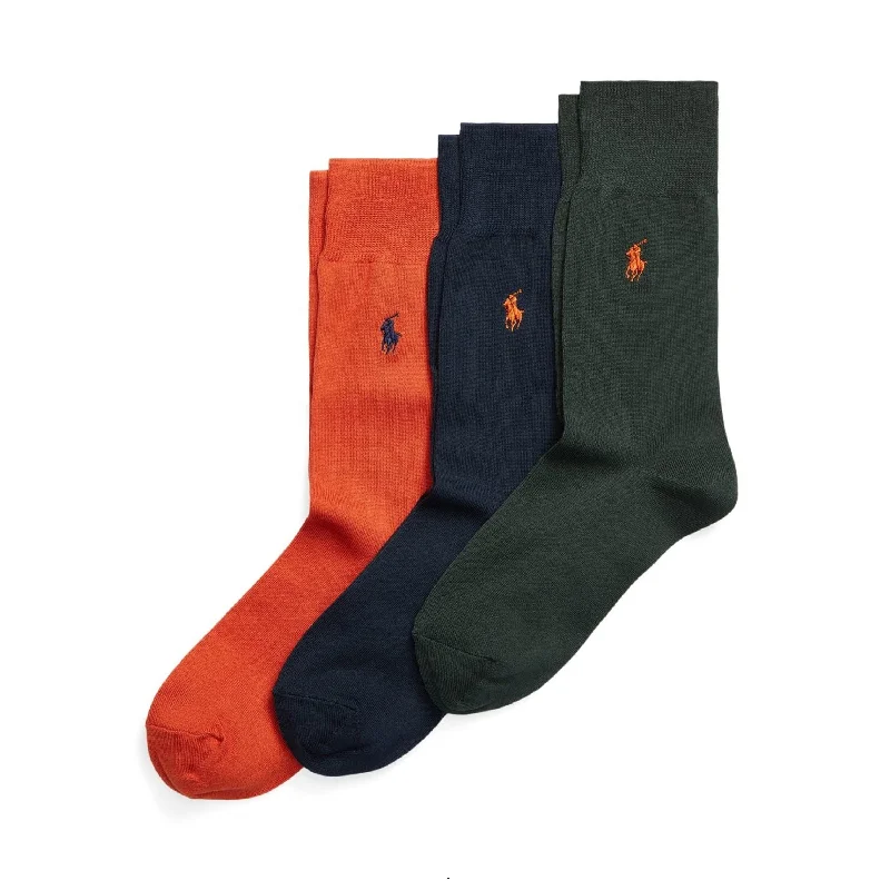 Weekend Savings Spectacle Polo Ralph Lauren Cotton Socks - 3 Pack