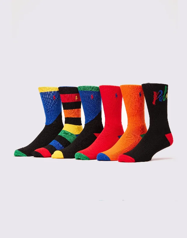 Polo Ralph Lauren Crew Socks 6-Pack