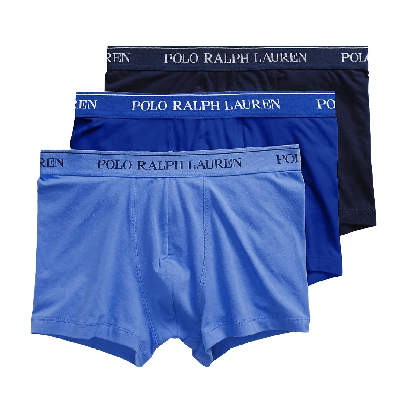 Weekend Bargains Just for You Polo Ralph Lauren Stretch Cotton Trunk 3-Pack Navy / Royal / Sky Weekend Bargains Just for You Polo Ralph Lauren Stretch Cotton Trunk 3-Pack Navy / Royal / Sky