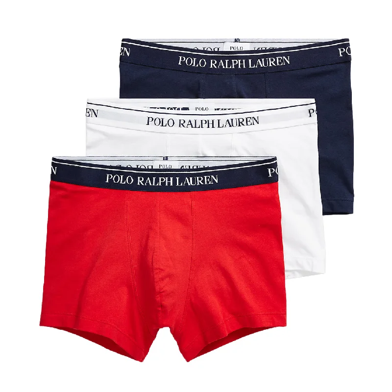 Weekend Savings Spectacular Polo Ralph Lauren Stretch Cotton Trunk 3-Pack White / Red / Black Weekend Savings Spectacular Polo Ralph Lauren Stretch Cotton Trunk 3-Pack White / Red / Black