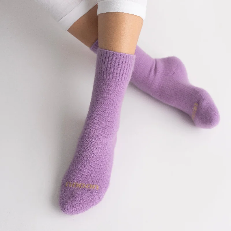 Possum Merino Wool PIHA Socks, Lilac Breeze