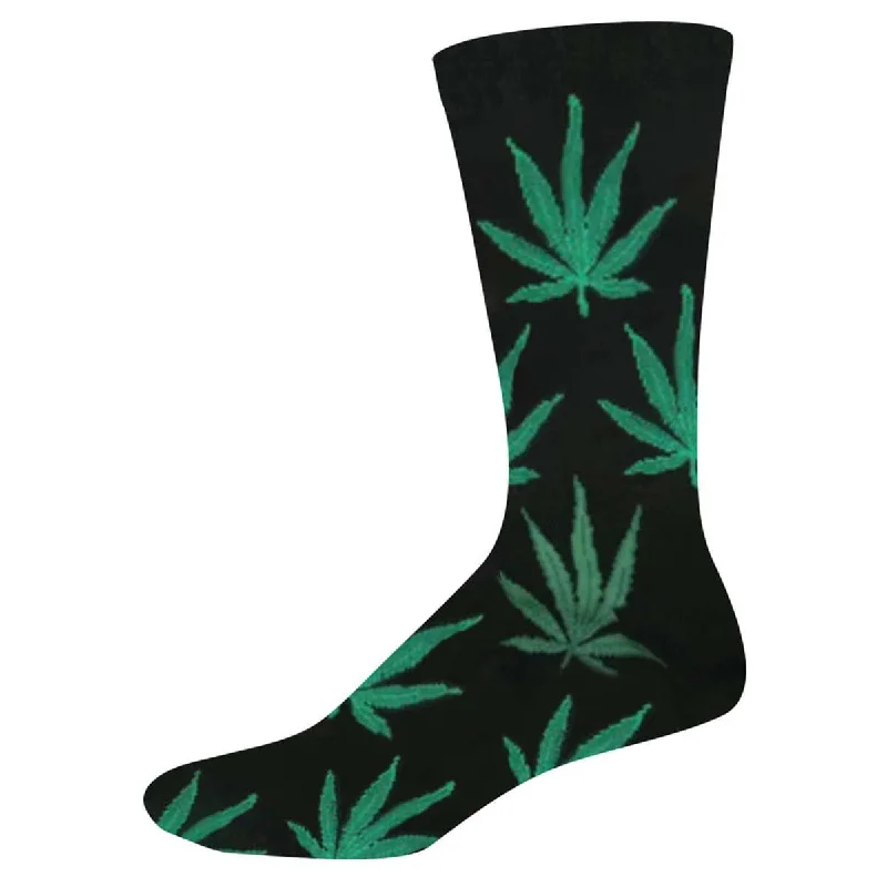 Weekend Offers That Impress Pot Leaves Crew Socks