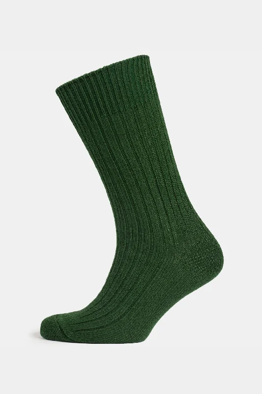 Weekend Savings Bonanza Premium Cotton Sock Rib - Bottle Green