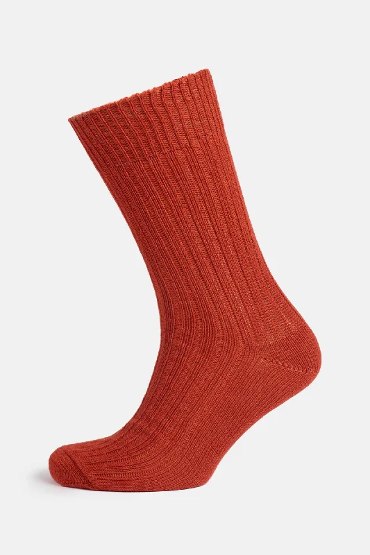 Special Buy Premium Cotton Sock Rib - Chestnut