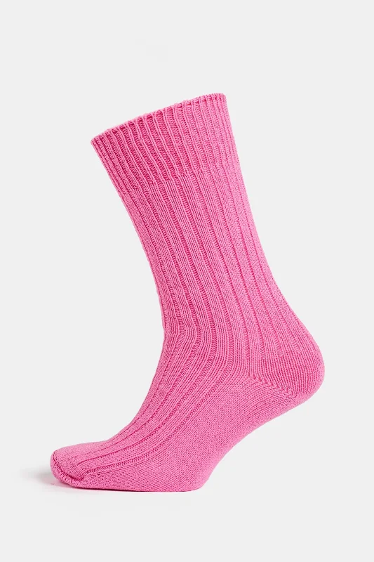 Crazy Savings Premium Cotton Sock Rib - Pink