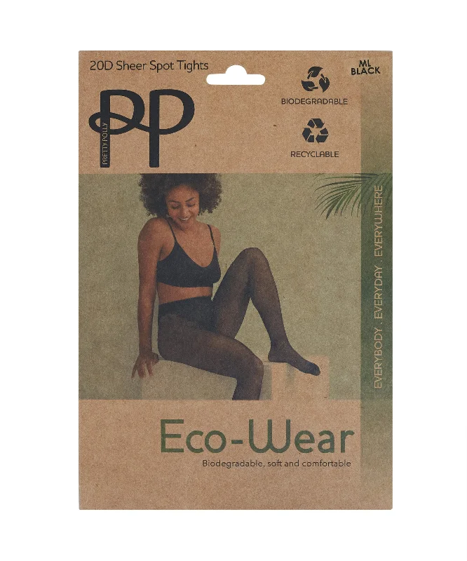 Best Choice Pretty Polly Eco Wear Biodegradable Sheer Spot Tights 20 Denier