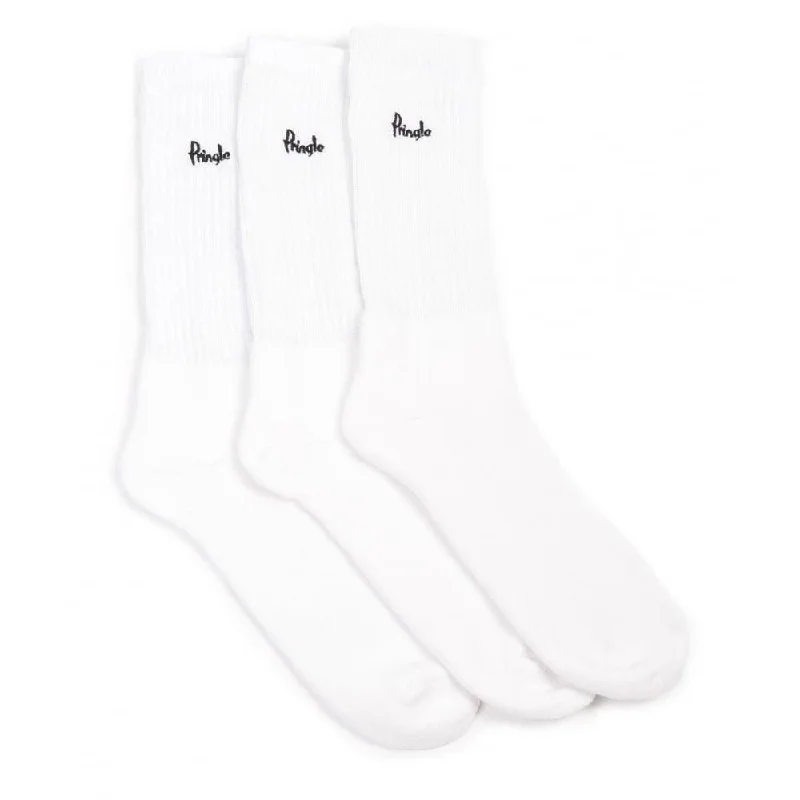 Weekend Discounts to Indulge In Pringle Sports Socks 3 Pack White