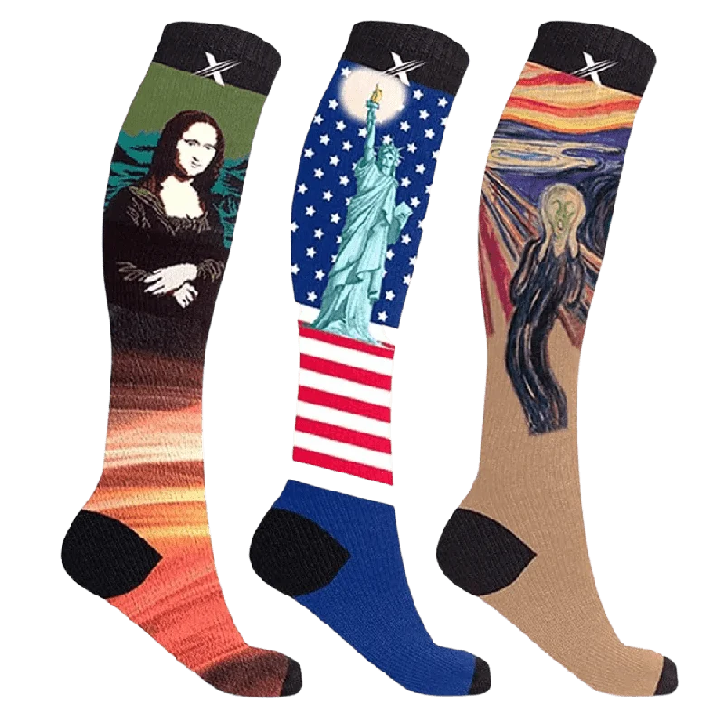 Weekend Offers That Dazzle Masterpieces Compression Socks (3-Pairs)