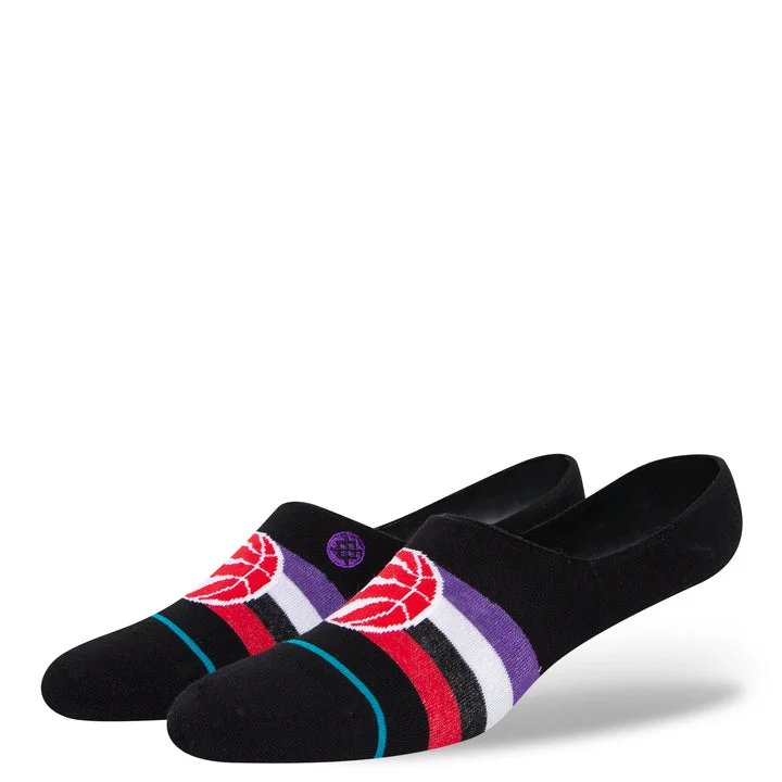 Don't Miss Out Stance "Raptors ST" Combed Cotton Blend No Show Socks