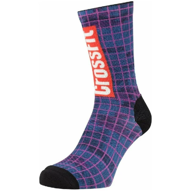 Savings Soar This Weekend Reebok Crossfit Printed Training Crew Socks - Blue