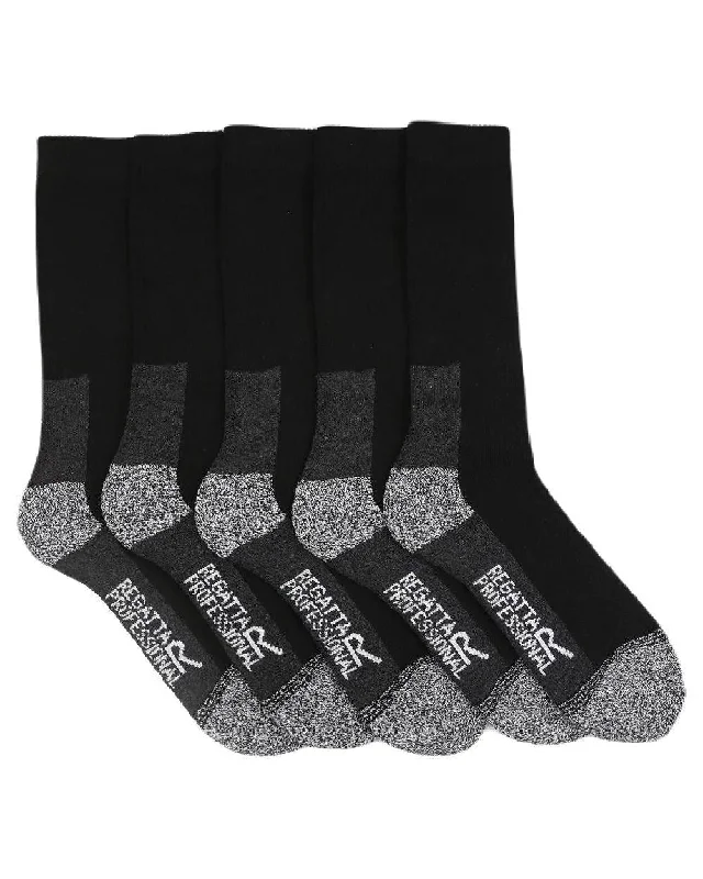 Weekend Deal Regatta Pro Five Pack Work Socks