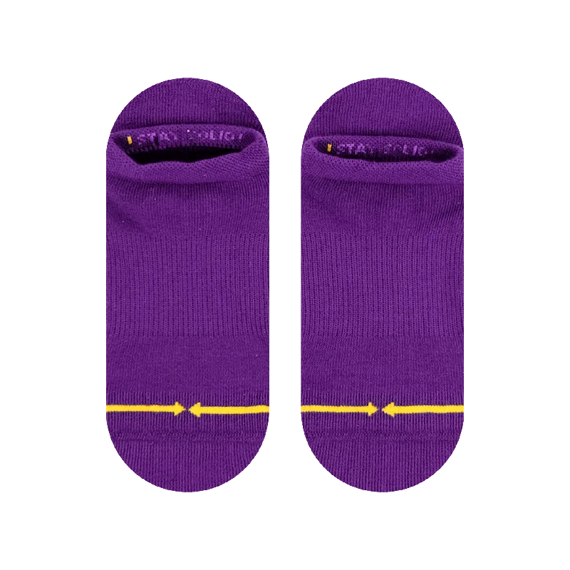 Mega Sale REPREVE® Purple No Show Socks