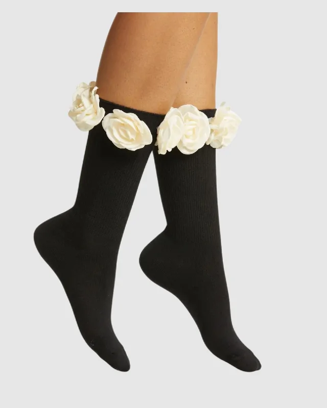 Now or Never Ring A Rosie Socks - Black
