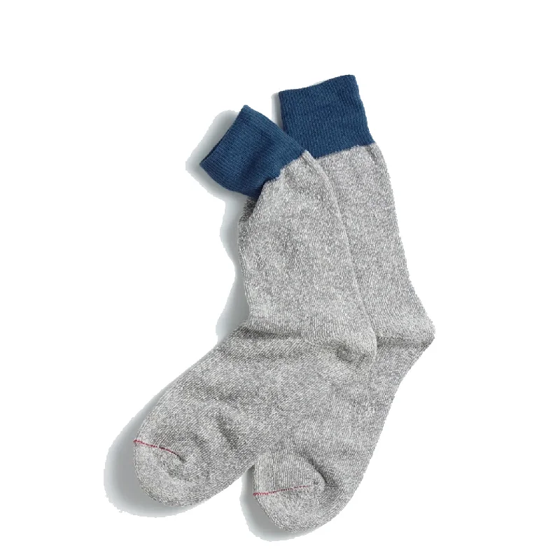 Your Weekend, Your Savings Rototo Double Face Crew Sock Blue / Gray