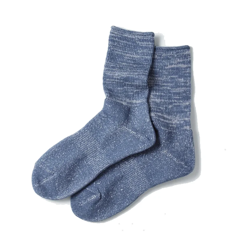 Make Your Weekend Count with Savings Rototo Washi Pile Crew Sock Slate Blue