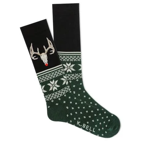 Rudolph Fairisle Men's Crew Socks