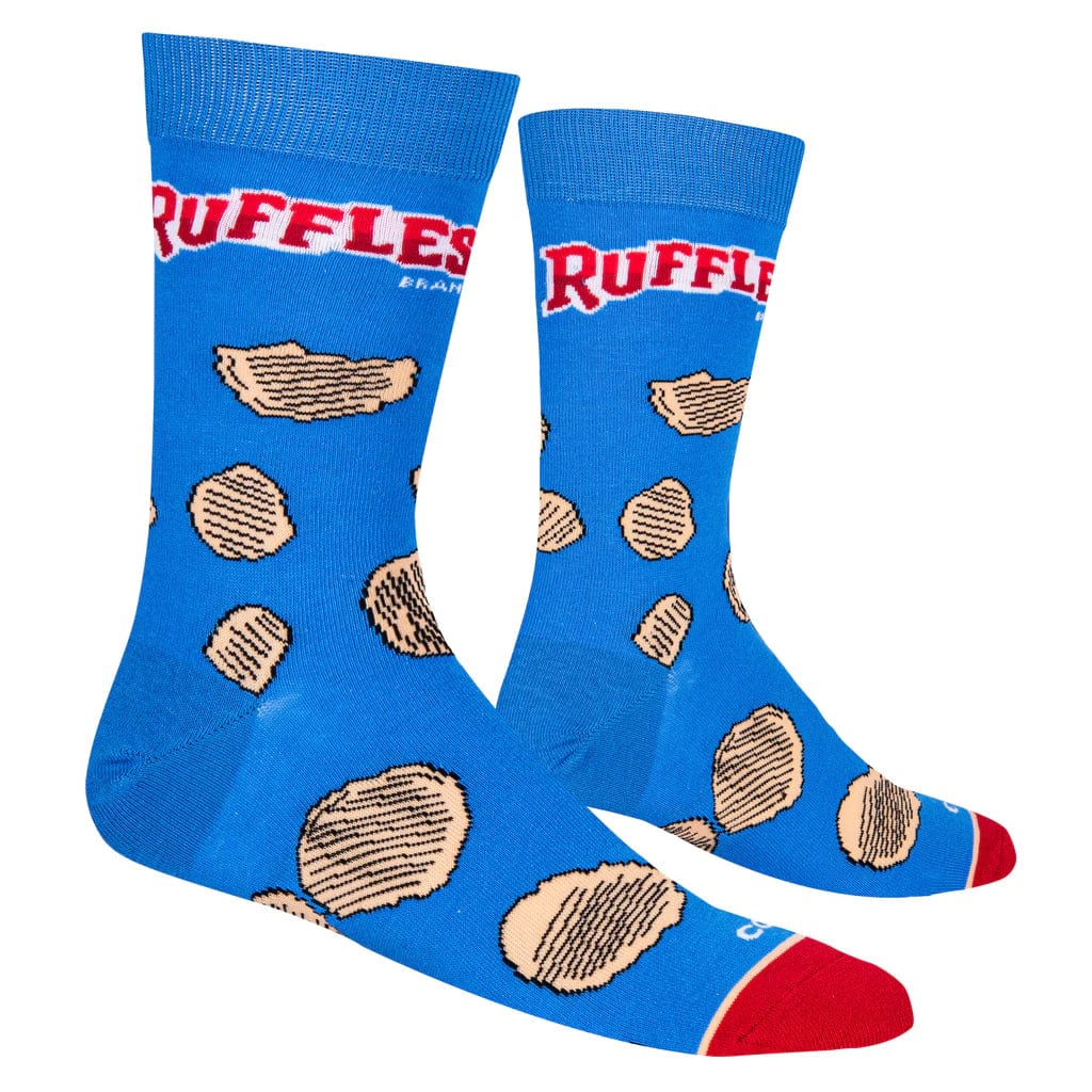 Weekend Discounts to Enjoy Ruffles Chips Men's Crew Socks