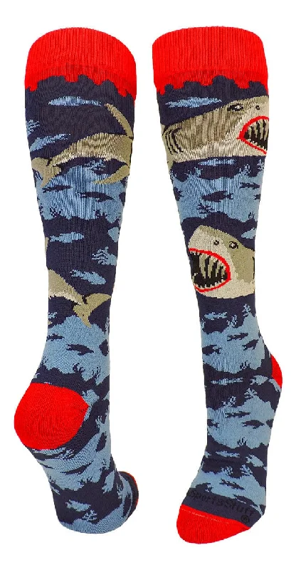 Deal Alert Great White Sharks Athletic Over the Calf Socks