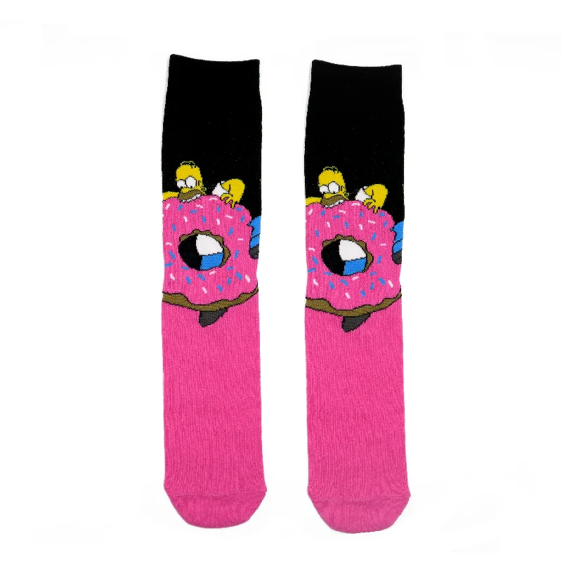 Great Bargain Simpsons Character - Homer Eating Donut Socks