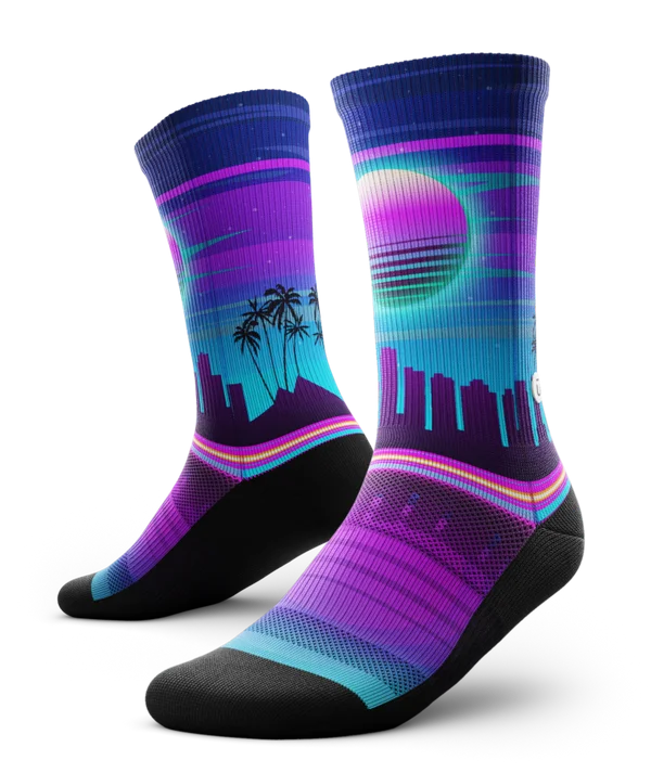 Pay Less "Skyline" Performance Crew Running Socks by Outway