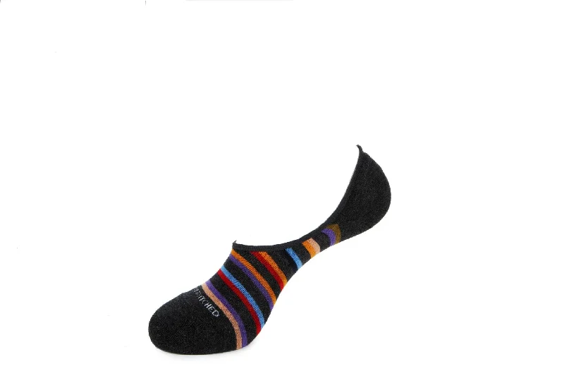 Smart Stripe-No Show Sock