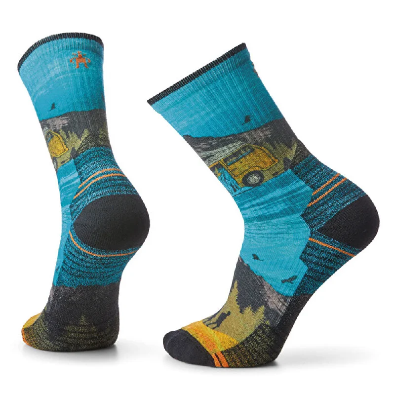 Hurry In Smartwool Hike Light Cushion Great Excursion Print Crew