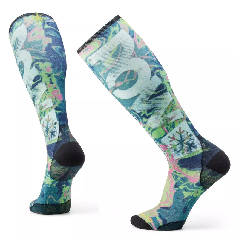 Weekend Bargains Just for You Smartwool Ski Zero Cushion POW Print OTC Men’s Ski Sock