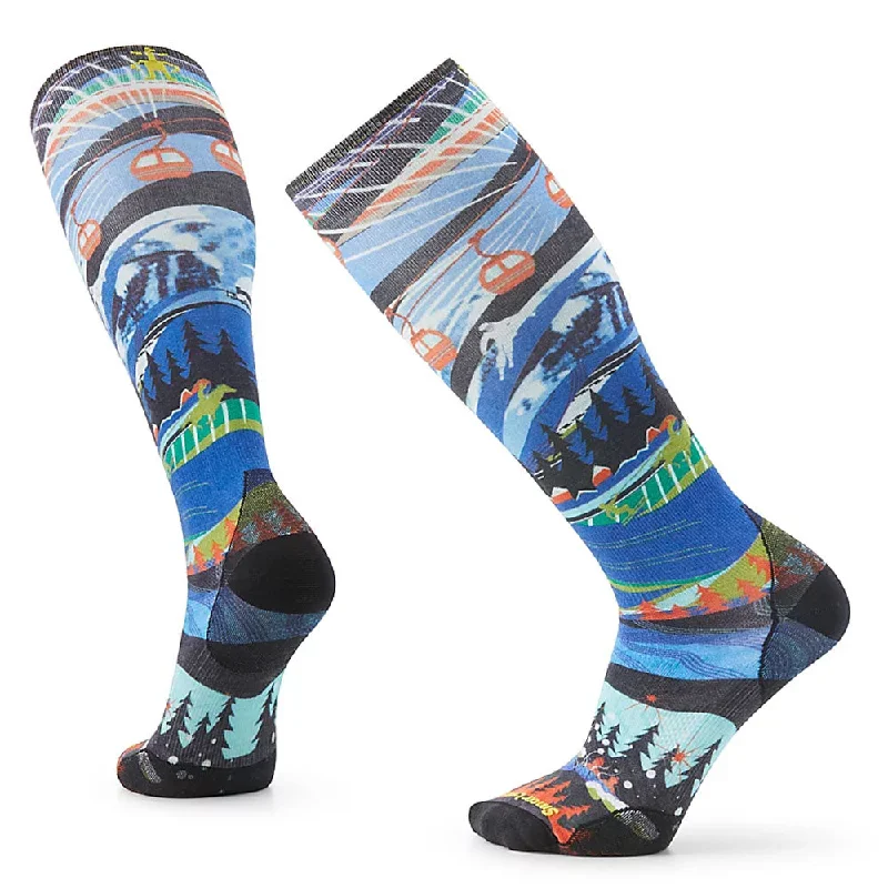 Top Pick Smartwool Ski Zero Cushion Skication Print OTC