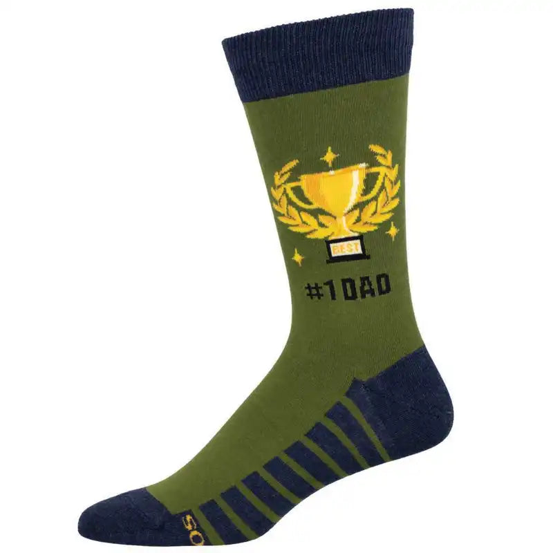 '#1 Dad' Men's Printed Socks