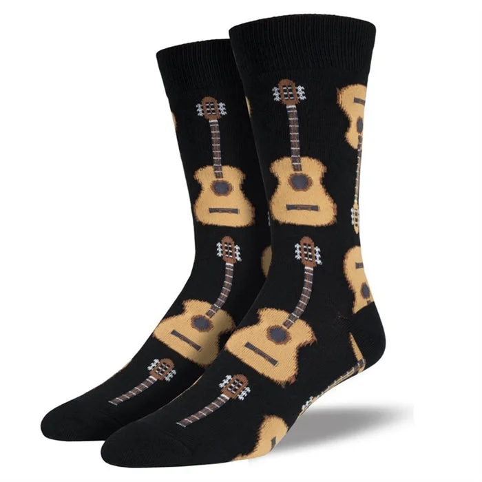 Guitars Men's printed socks