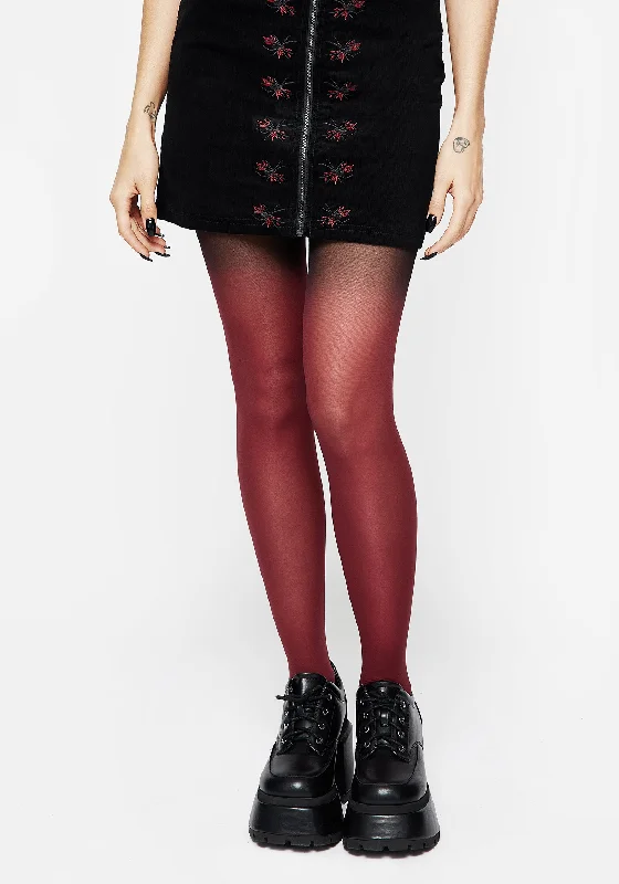 Weekend Offers You Can't Ignore Spatter Ombre Tights