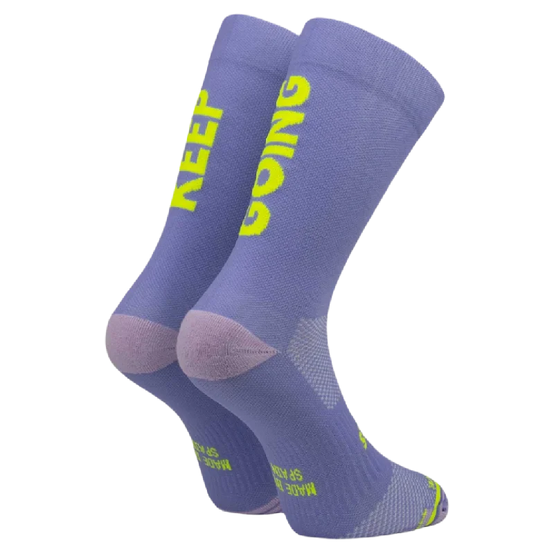 Limited Offer Sporcks - Running Sock - Keep Going Purple