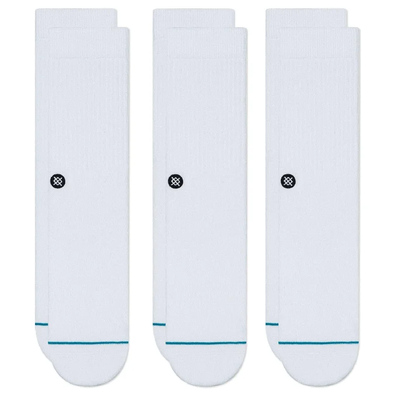 Savings Soar This Weekend Stance Icon Sock 3 Pack White