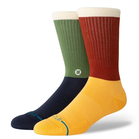 Weekend Savings Delight Stance "Messed Up" Combed Cotton Blend Crew Socks