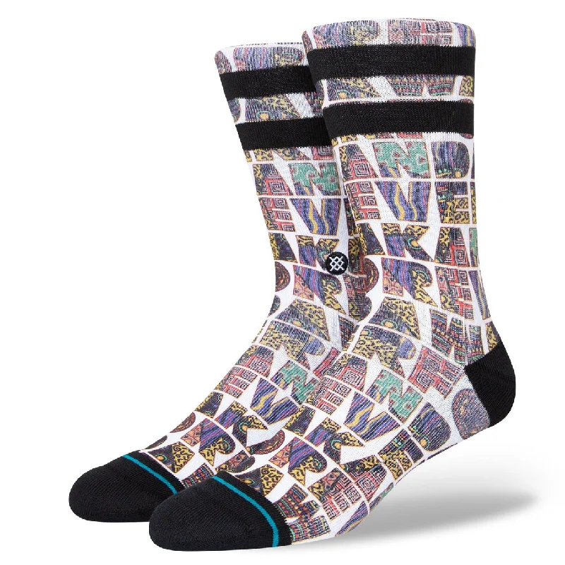 Weekend Savings Fiesta Stance "Wakanda Forever" Black Panther Cotton Crew Socks - Large