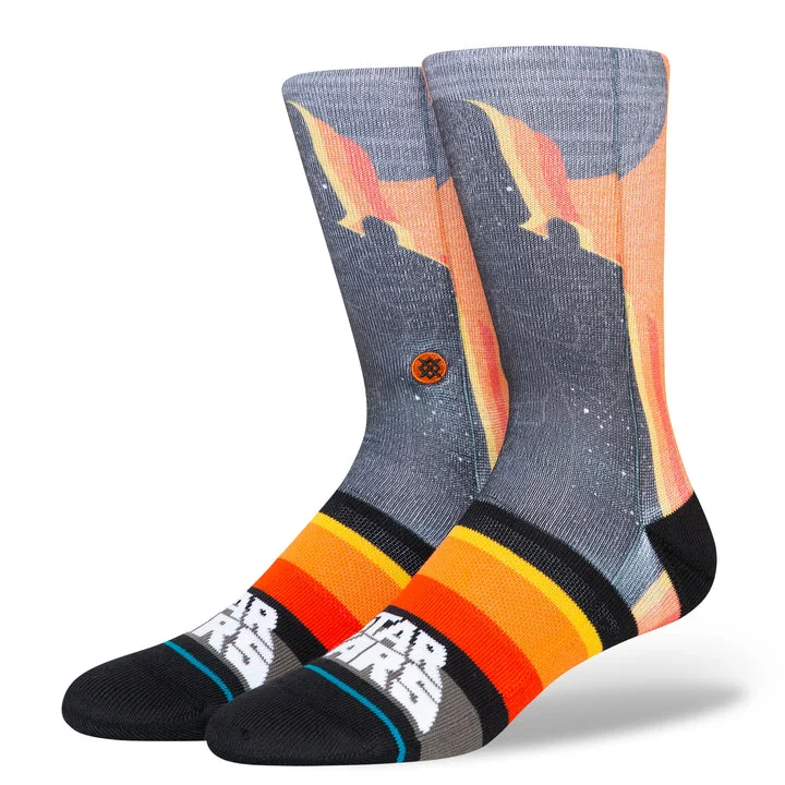 Weekend Deals You Can't Resist Stance x Star Wars "Darth By Jaz" Polyester Blend Crew Socks