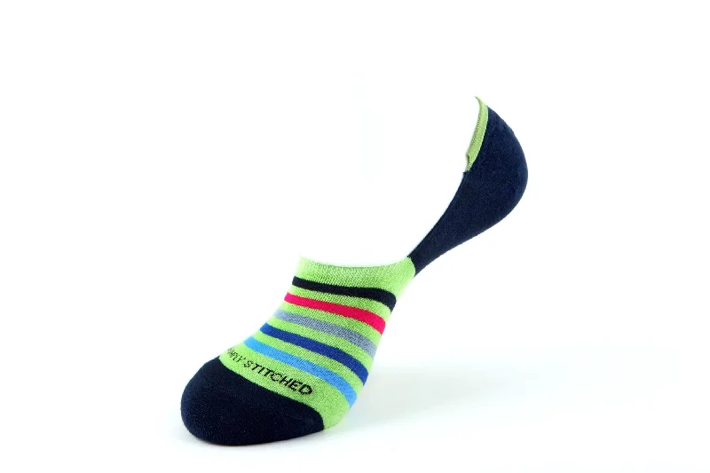 Standard Stripe-No Show Sock