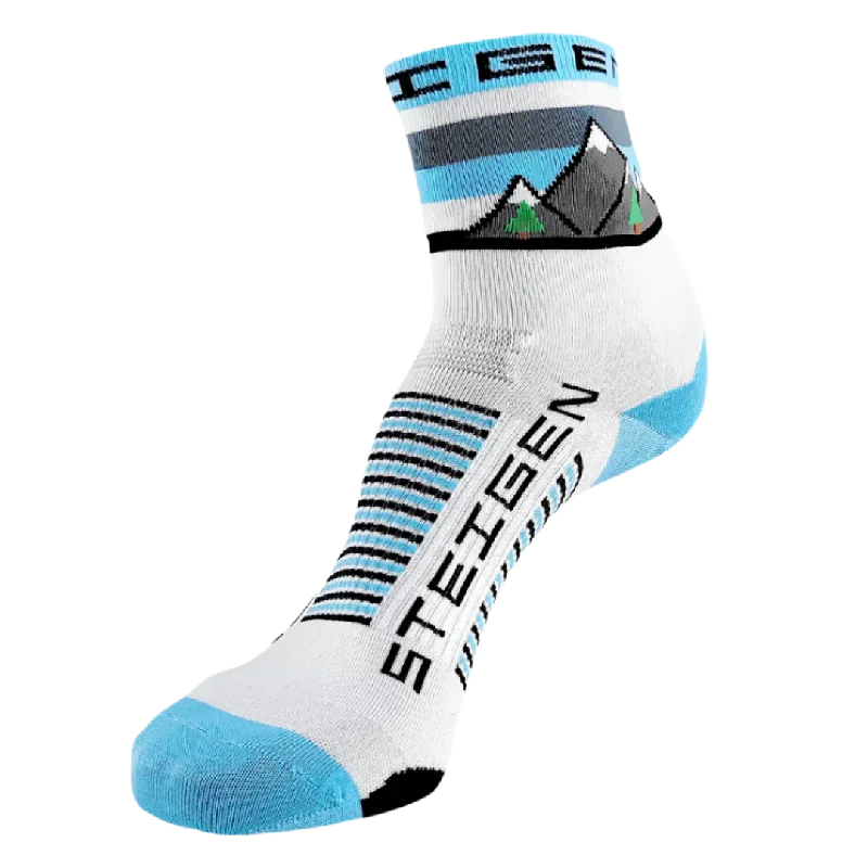 While Supplies Last Steigen - Half Length Running Socks - Mountain Pine