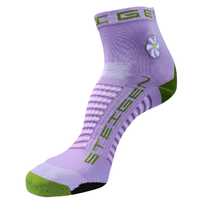 Time-Sensitive Steigen - Quarter Length Running Socks - Lavender