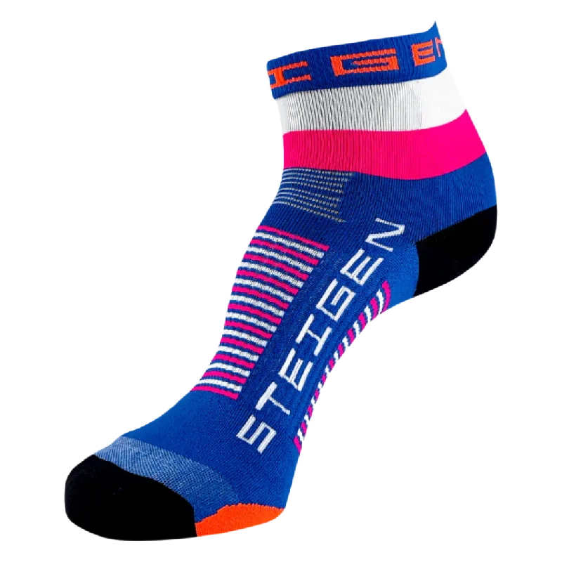 Stock Up Steigen - Quarter Length Running Socks - Neo