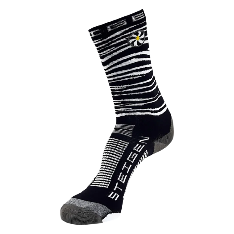 Weekend Deals That Please Steigen - Three Quarter Length Running Socks - Zebra
