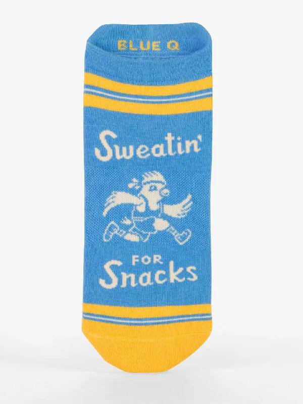 Steal Deal Sweatin' For Snacks Sneaker Socks