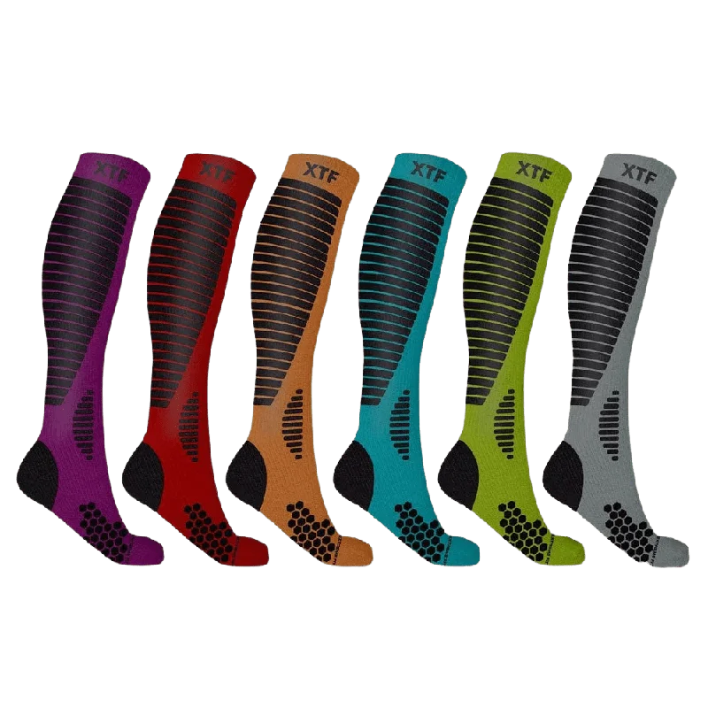 Quick Sale Targeted Pain Relief Copper Compression Socks (6-Pairs)