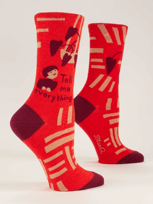 Weekend Bargains Galore Tell Me Everything W-Crew Socks