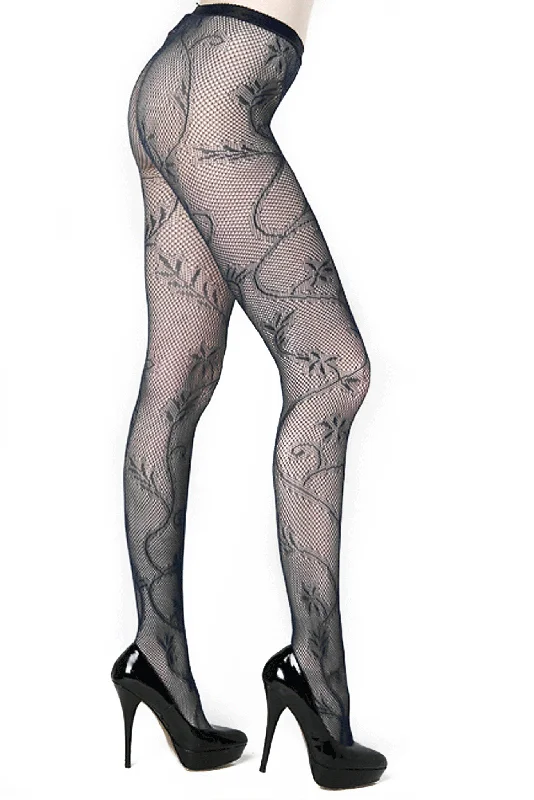 Super Sale Floral Vine Fishnet
